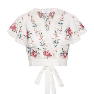 ZIMMERMANN Laelia Cropped Top